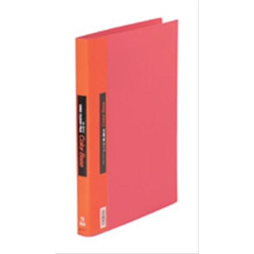 キングジム クリアーファイル カラーベース 差替式 A4S 139 赤 | 