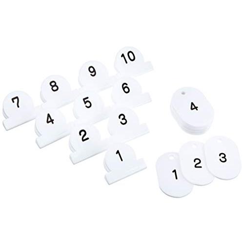 TRUSCO(トラスコ) 親子札 1~10 白 TOFD10-W | 