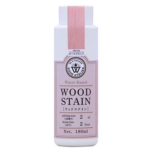 和信ペイント 水性着色剤 ウッドアトリエ ウッドステイン 180ml 800654 木目を生かした着色 WS-04 オールドピンク | 