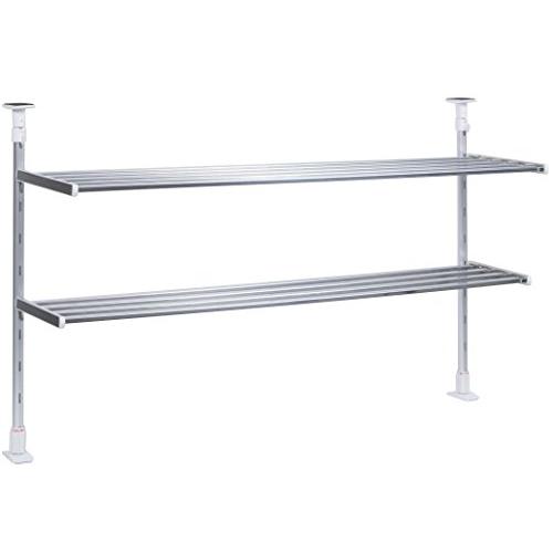 TAKUBO タクボ 水切棚シリーズ つっぱり棚 2段 幅90cm TP2-90 | 