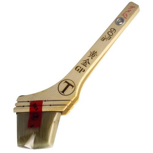 大塚刷毛 ダメ込み・隅切り用刷毛 「黄金GP ダメ込み」 筋違 赤 60ミリ | 