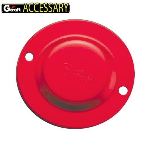 Gクラフト(Gcraft) クラッチカバー 段付き穴無し 赤 モンキー/ゴリラ等 33029 | 