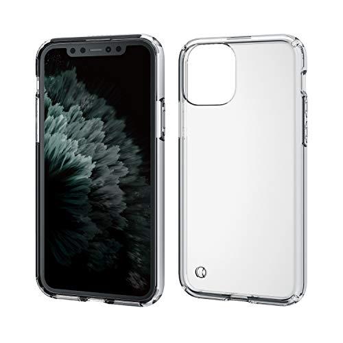 エレコム iPhone 11 Pro ケース ハイブリッド 耐衝撃+頑丈 [エアークッションで四隅を保護] クリア PM-A19BHVCCR | 