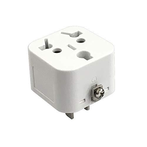 カシムラ 国内用 マルチ変換プラグ ホワイト 本体電源プラグ Aプラグ 出力コンセント B/BF / B3 / C/O / O2 / SE タイ | 