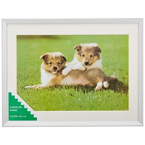 FUJICOLOR 額縁 A10N ワイド4切 アルミ シルバー 17616 | 