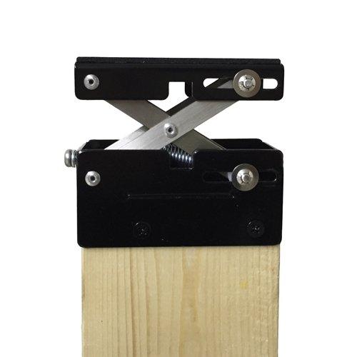 和気産業 Walist ウォリスト 突っぱりジャッキ 黒 壁面 収納 DIY WAT-001 1個入 | 