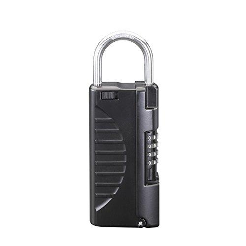 エスコ キーボックス(ダイヤル錠式) EA983ZA-11A ブラック | 