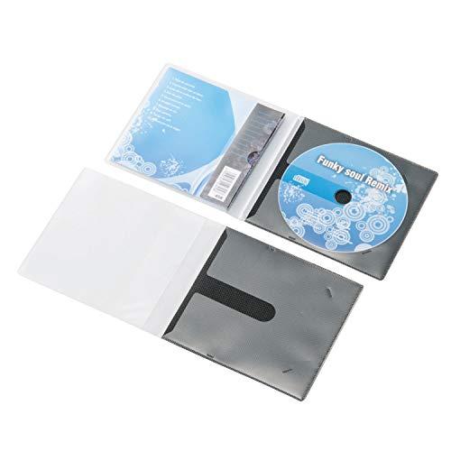 エレコム ディスクケース 省スペース CD DVD 1枚収納 30枚パック ブラック CCD-DPC30BK | 