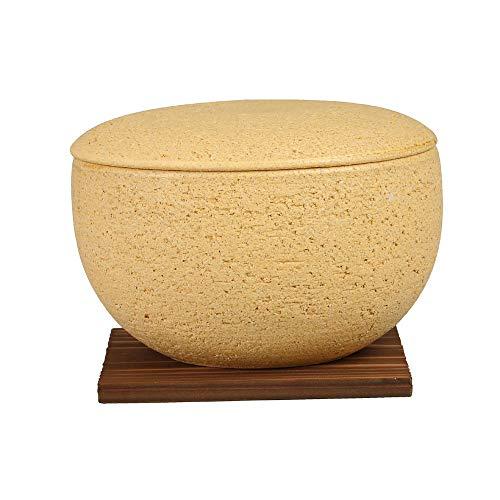 長谷製陶(Nagatani Seitou) 長谷園 保存容器 レンジ対応 ごはん おひつ 蒸し器 「 陶珍 」 大 約2合分 約16cn 約80 | 