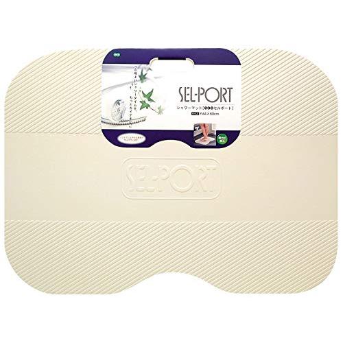 オーエ シャワーマット ニューセルポート アイボリー 縦44×横60×高さ2cm | 