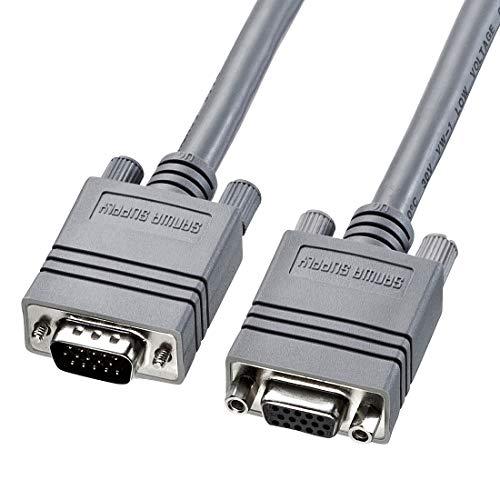 サンワサプライ CRT複合同軸ケーブル 2m ライトグレー KB-CHD152FK2 | 