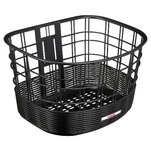 OGK技研 オージーケー技研 まえ用バスケット FB-037K (籐風まえ用ファッションバスケット )ブラック 自転車用 | 