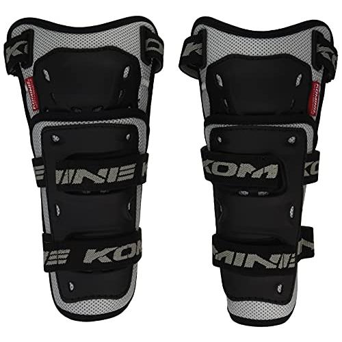 コミネ(KOMINE) バイク用 CEフレックスニーガード Black/Titan Kids SK-690 901 CE規格 プロテクター | 