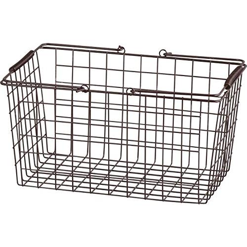 アビテ 収納かご 小物入れ ワイヤーバスケット SWZ-003-BR | 