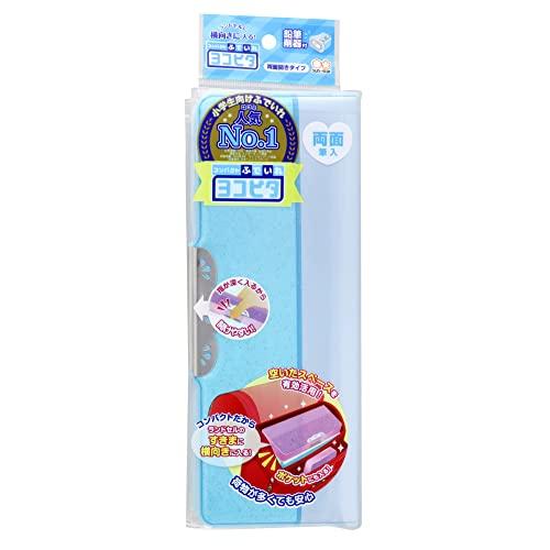 サンスター文具 筆箱 ヨコピタ ラメキラ ライトブルー S1314041 | 