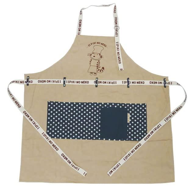 ワタナベ 11ぴきのねこ エプロン 水玉 | 