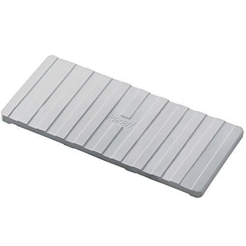 アネスティ 珪藻土 グラス ドライヤー グレー 幅23×奥10×高1cm コップ ボトル 置きに便利 Karari HO1829 | 