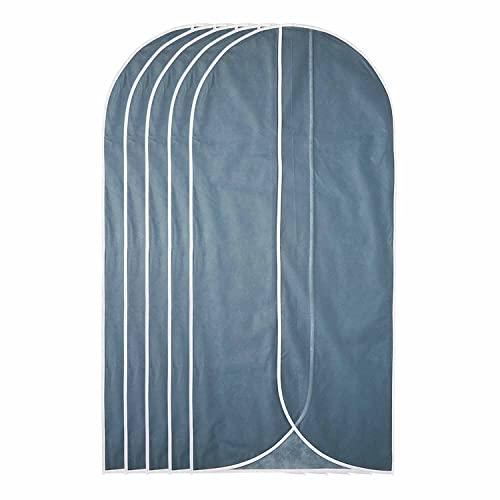 アイメディア(Aimedia) 衣類カバー 防塵カバー スーツカバー ロング 5枚組 埃除け 防汚 衣装カバー コート ジャケット 収納袋 不織 | 