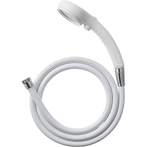 SANEI(サンエイ) シャワーヘッド ホースセット レイニー 節水 手元ストップ 極細水流 ホワイト PS303-CTA-MW2 母の日 プレ | 