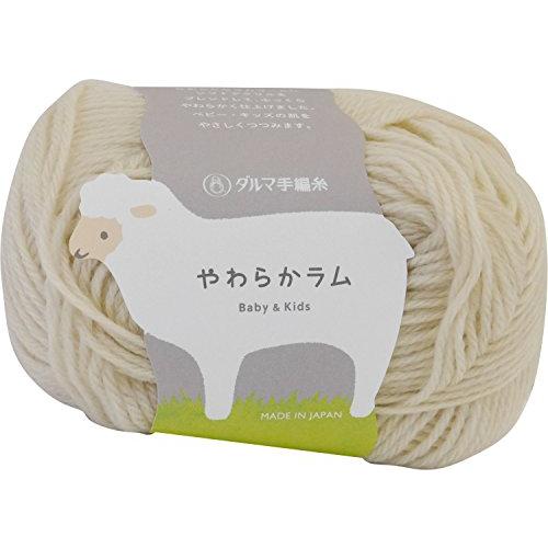 横田 DARUMA やわらかラム 毛糸 合太 col.8 ベージュ 系 30g 約103m 5玉セット 01-5140 | 