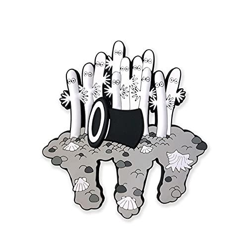 東洋ケース マグネットフック ムーミンシリーズ ニョロニョロ・MH-MMN-03 サイズ:約W9 D0.8 H10 | 