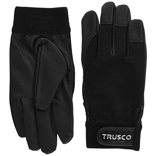 TRUSCO(トラスコ) PU厚手手袋 Lサイズ ブラック TPUG-B-L | 