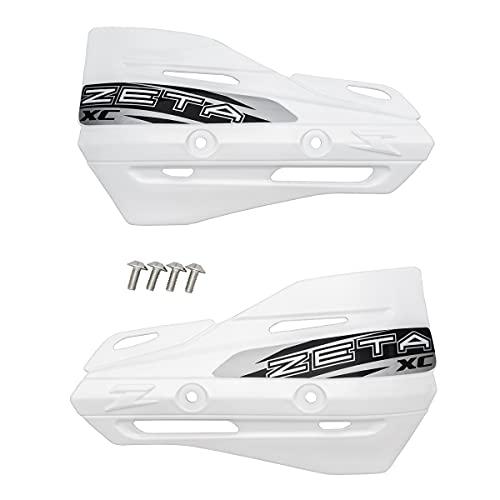 ジータレーシング(ZETA RACING) XCプロテクター ホワイト アーマーハンドガードシリーズに装着可能 泥 飛び石 枝 プロテクション | 