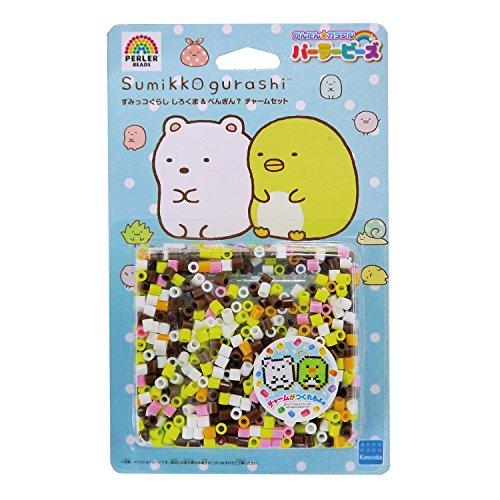 カワダ(Kawada) パーラービーズ すみっコぐらし しろくま & ぺんぎん? チャームセット 21.4x13.3x2.2cm 80-5312 | 