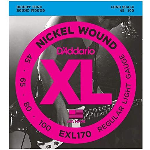 D'Addario ダダリオ ベース弦 ニッケル Long Scale .045-.100 EXL170 【国内正規品】 | 