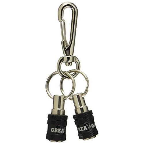 ウィザ(WIZ'A) アークランズ ナスカン付携帯用ビットホルダー2個セット ブラック KH-BK2N | 