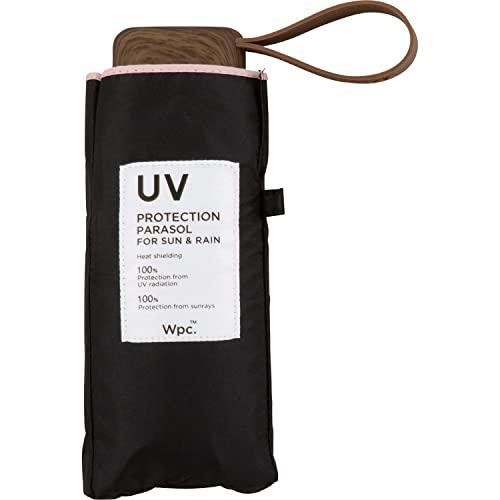 Wpc. 日傘 遮光インサイドカラーtiny ブラック 《遮光率100%・UVカット率100％・UPF50＋・晴雨兼用》折りたたみ傘 親骨50c | 