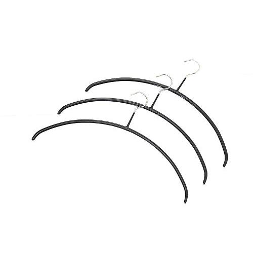 MAWA すべり落ちないマワハンガー 人体ハンガー 3本組 ブラック 110206 | 