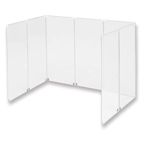 アスカ 折りたたみ透明パーテーション 大 VGP90 | 