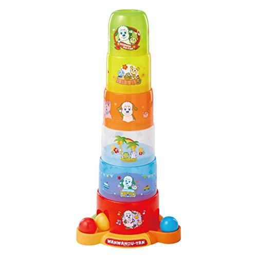ジョイパレット(JOYPALETTE) ワンワンとうーたん かさねてできた! ボールをコロンコロン おおきなコップタワー | 