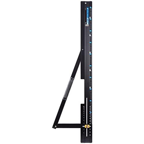 シンワ測定(Shinwa Sokutei) 丸ノコガイド定規 たためるエルアングルＮｅｘｔ １ｍ 角度切断機能付 73123 | 