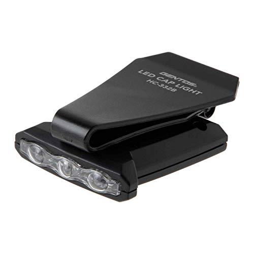 GENTOS(ジェントス) LED キャップライト 20ルーメン 帽子につけるライト リチウムボタン電池(CR2032)使用 HC-332B 防 | 