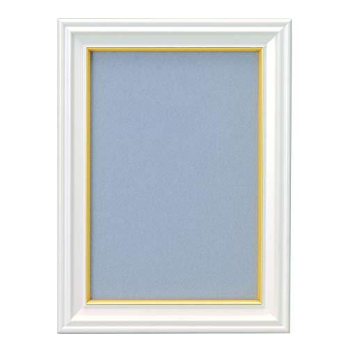 FUJICOLOR 額縁 肖像額 パールホワイト [ 無反射ガラス ] L 木製 ホワイト 406249 41064 | 