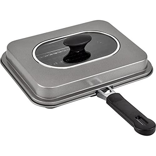 和平フレイズ ロースター 蓋付 煙が出ない ふっくら焼ける IH・ガス対応 ふっ素樹脂加工 焼きづつみ RD-0093 | 