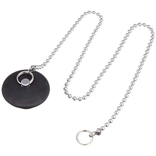 SANEI バス用W式クサリ付きゴム栓 クサリ長さ670ｍｍ 4.5ｍｍ玉クサリ PH27-43 | 