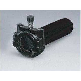 キジマ (kijima) バイク バイクパーツ スロットルホルダー パイプ付 インチ/2本引きワイヤー用 ハーレー('82-'15) ブラック | 