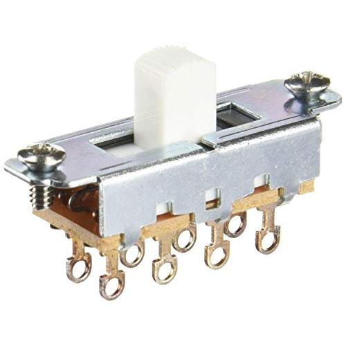 SCUD Switchcraft製スライドスイッチ ON-OFF-ON ホワイト SWC-SON-OFF-ONW | 