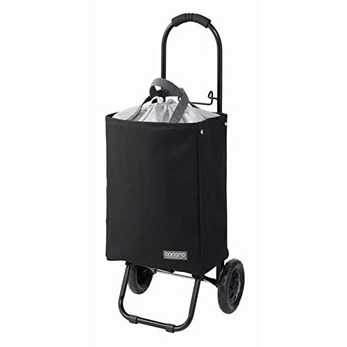 レップ(Rep) Cocoro(コ・コロ) ショッピングカート トート カートセット ブラック 22L 荷物フック付き 折り畳み式 保冷 保温 | 