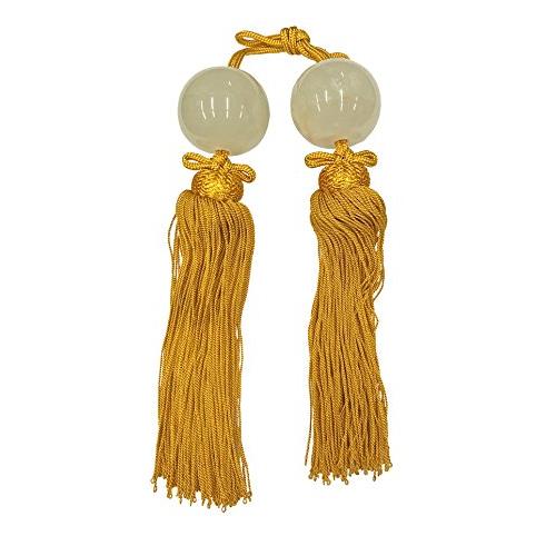 福井金属工芸 掛け軸を引き立たせる為の飾 風鎮オニックス 金茶 7203 | 