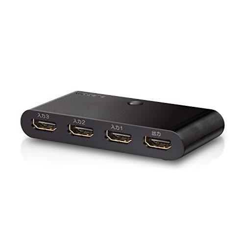 エレコム HDMI 切替器 3入力 1出力 【PS4 PS3 Xbox360 Nintendo Switch ニンテンドークラシックミニ動作確認 | 