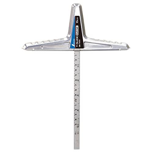 シンワ測定(Shinwa Sokutei) 丸ノコガイド定規 Tスライド ベーシック 併用目盛 15cm 73591 | 