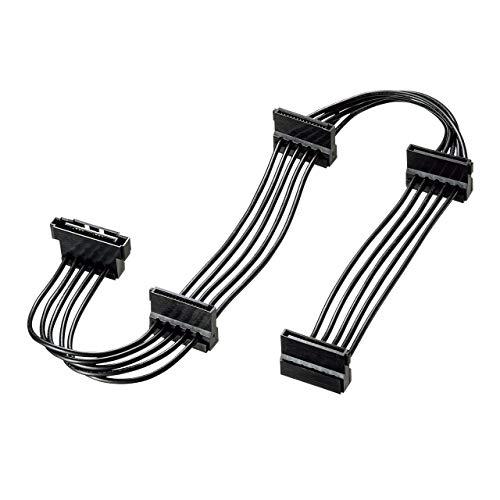 サンワサプライ(Sanwa Supply) シリアルATA電源分岐ケーブル(4分岐) 40cm TK-PWSATA12 | 