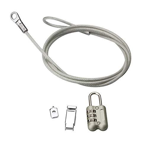 エレコム ダイヤル式(3桁)シリアルポート対応セキュリティワイヤーESL-12R | 