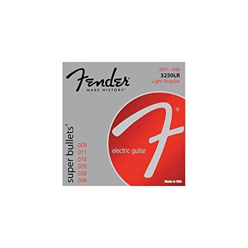 Fender エレキギター弦 Super Bullet Strings Nickel Plated Steel Bullet End 3250L | 