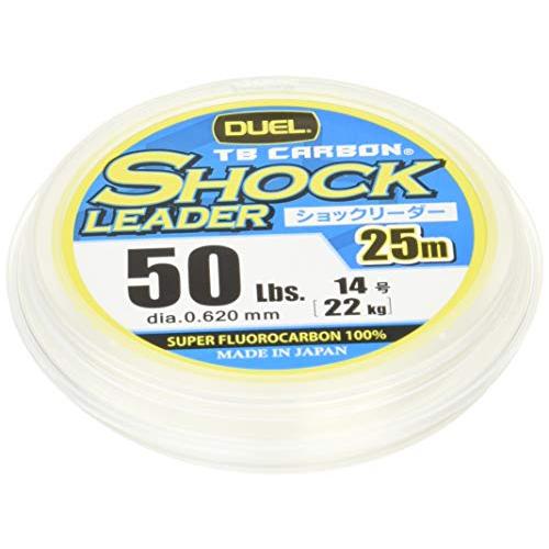 DUEL(デュエル) フロロライン 50Lbs. TB CARBON ショックリーダー25m 50Lbs. ナチュラルクリア H3496 | 