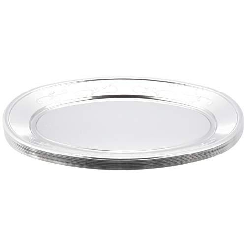 中央化学 日本製 使い捨て容器 DX小判皿 K-8 BK 20枚入サイズ:約45×29×2.5cm | 